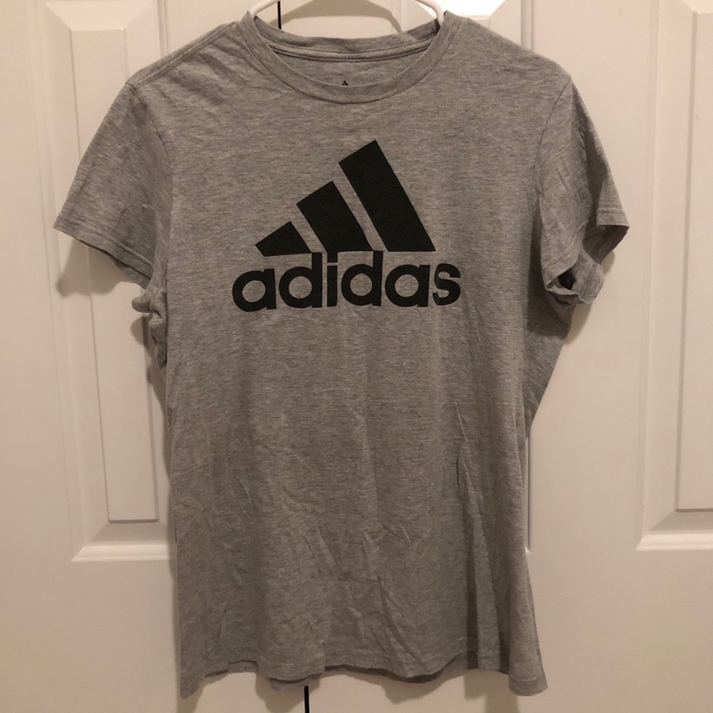 Adidas Short Sleeve Tee Gray